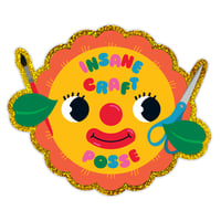 Image 1 of Insane Craft Posse Glitter Sticker
