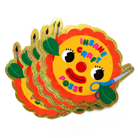 Image 2 of Insane Craft Posse Glitter Sticker