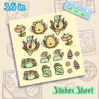 Froggo’s Honey Adventures Sticker Sheet