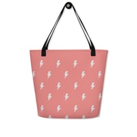 Image 1 of Mister Energy All-Over Print Large Tote Bag