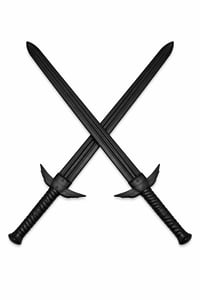 Image 1 of PAIR - Training Polypropylene Medieval  European Sword HEMA Martial Arts