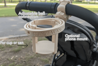 Image 2 of universal stroller cup holder