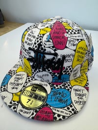 Image 5 of Vintage Stussy New Era 7 3/8