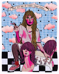 Crazy girls 8x10 print 