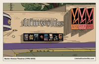 Baxter Avenue Theaters Sign