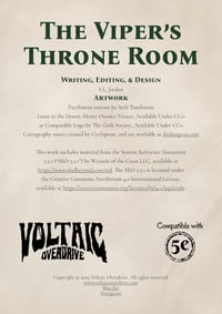 Image 2 of The Viper's Throne Room - Digital Download