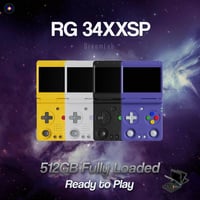 Image 1 of Anbernic RG 34XXSP Handheld Retrogaming Console