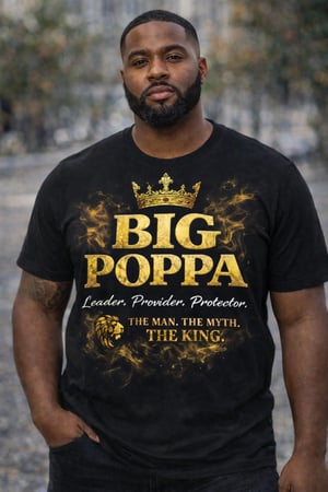 Image of BIG PAPA/ BIG POPPA TSHIRTS