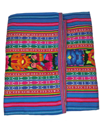 Image 1 of Ayacucho blanket, blue
