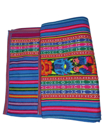 Image 2 of Ayacucho blanket, blue