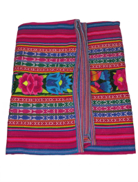 Image 1 of Ayacucho blanket, fuchsia