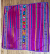 Image 2 of Ayacucho blanket, fuchsia
