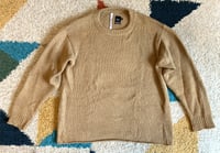 Image 1 of Van der Straete beams plus alpaca mix sweater, made in Peru, size M