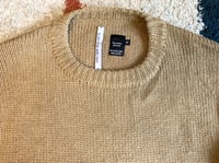Image 2 of Van der Straete beams plus alpaca mix sweater, made in Peru, size M