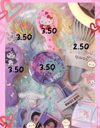 kawaii character hairbrush