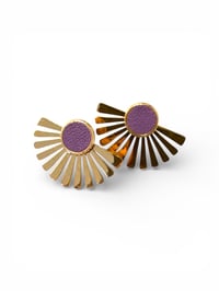 Image 1 of Boucles BILLIE Violet