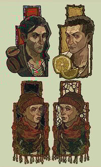 Image 1 of Pathologic stickers/keychains 2