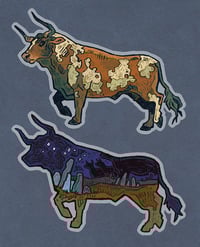 Image 2 of Baccio and Noukher (Wonder Bull) stickers/keychains