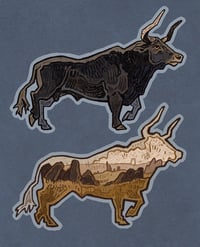 Image 3 of Baccio and Noukher (Wonder Bull) stickers/keychains