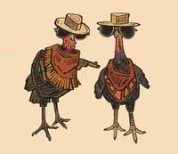 Image 1 of Fastest turkeys of the Wild West sticker