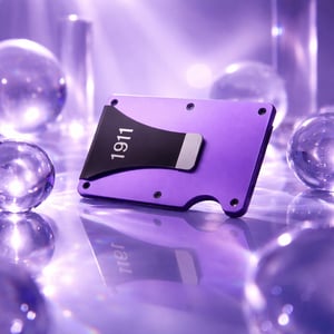 Omega Psi Phi card holder with money clip