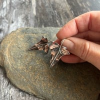 Image 2 of Ivy Leaf Hook Earrings