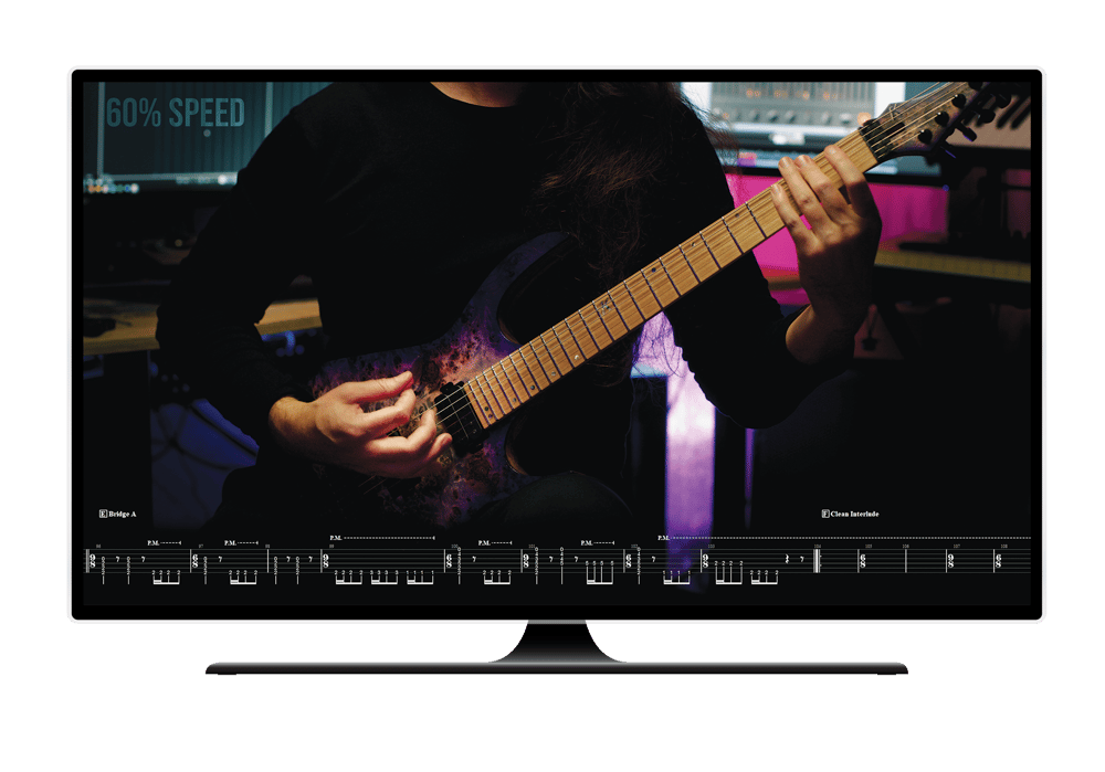 Image of Fleshbound Reliquary - Guitar Tabs, Video Lesson and Backing Track