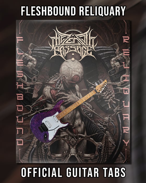 Image of Fleshbound Reliquary - Guitar Tabs, Video Lesson, Tone Presets and Backing Track
