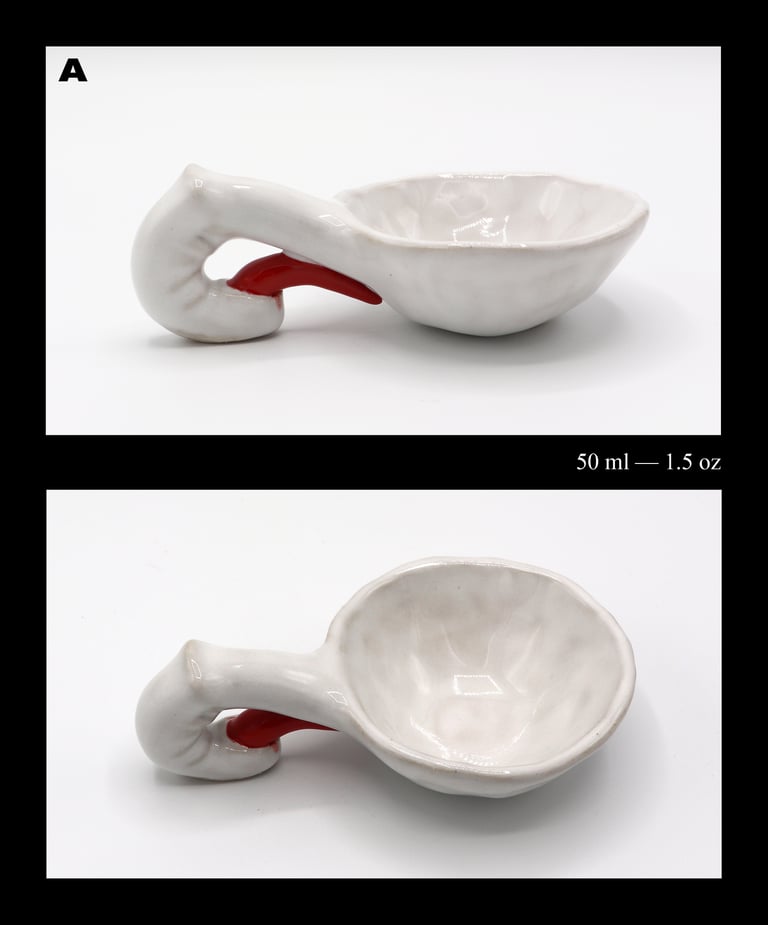 Hooked Finger Cups – Espresso  Image 2