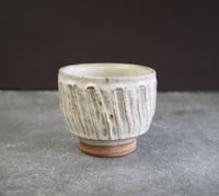 Deeply textured Footed Cup