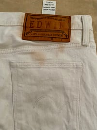 Image 9 of EDWIN ED-80 IVORY SELVEDGE JEANS