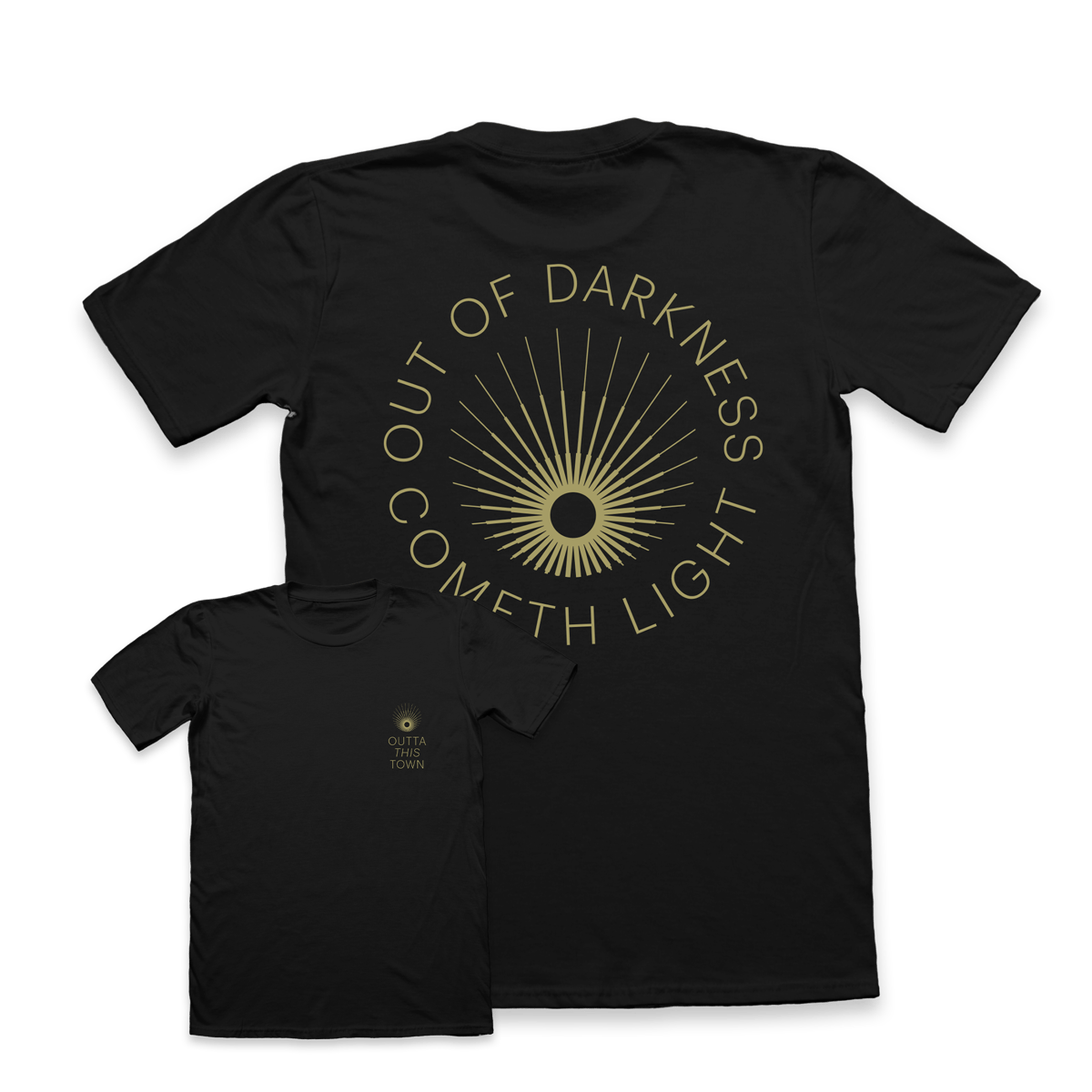 Image of Out Of Dakrness T-Shirt | Black ☀️