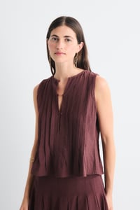 Image 1 of Top Soleil Marrón 