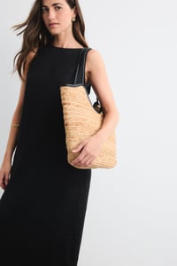 Image 2 of Vestido Lino Aurora Negro 