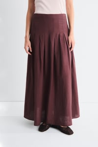 Image 1 of Falda Soleil Marrón 