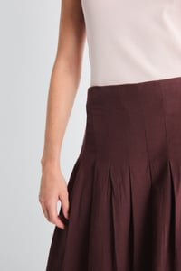 Image 2 of Falda Soleil Marrón 