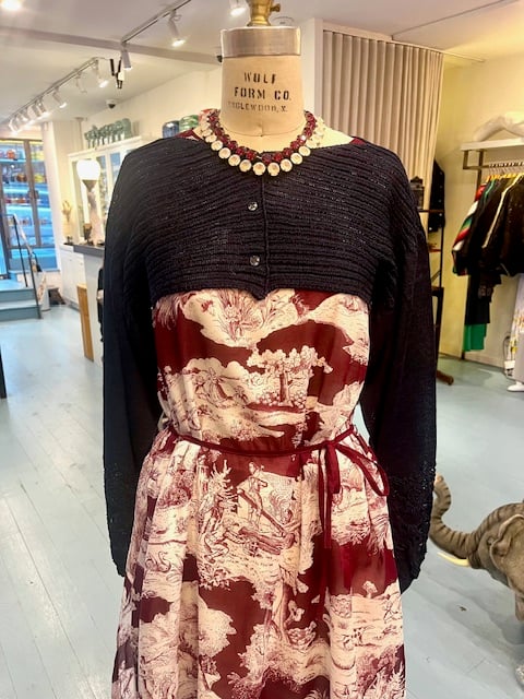 Antipast Knitted Shrug (Black or Navy) - Image 1 of 3