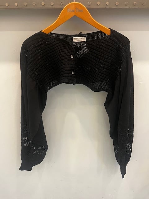 Antipast Knitted Shrug (Black or Navy) - Image 2 of 3