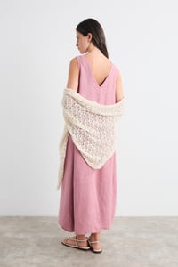 Image 2 of Vestido Lino Aurora Rosa 