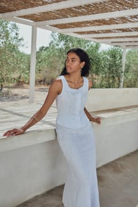 Image 1 of Top Blanco Cyra 