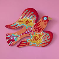 Image 1 of Wooden flying Fire Bird 