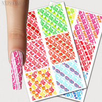 Dum Dum Candy Wrapper Nail Decals