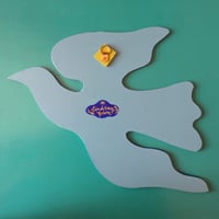 Image 4 of Wooden flying bird ~ Blue
