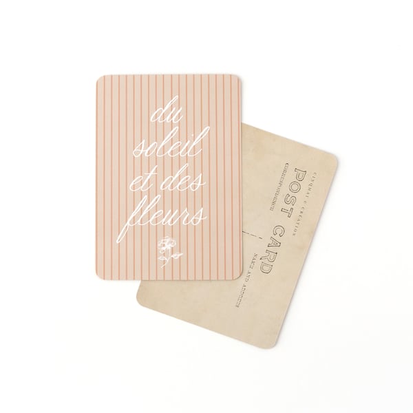 Image of Carte Postale DU SOLEIL ET DES FLEURS / LUCIE