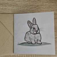 Image 2 of Bunny card