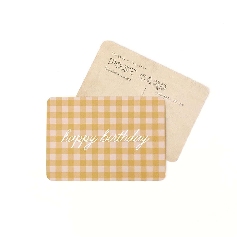 Image of Carte Postale HAPPY BIRTHDAY / CHARLOTTE