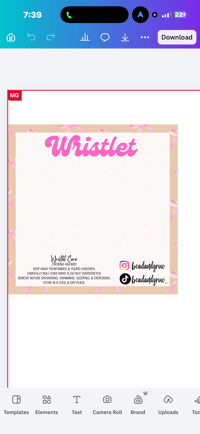 Wrislet Care Cards [Printed]