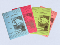 Image 1 of Love Letters to Sick Friends mini zine