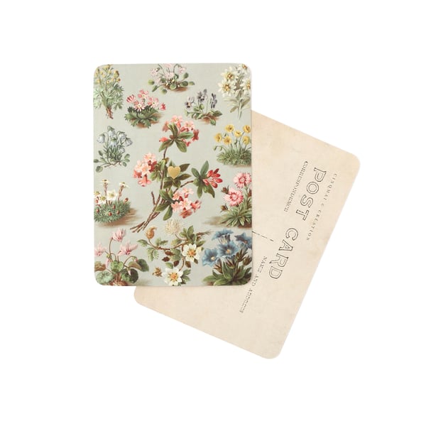 Image of Carte Postale COEUR / DORÉ / ALBERTINE