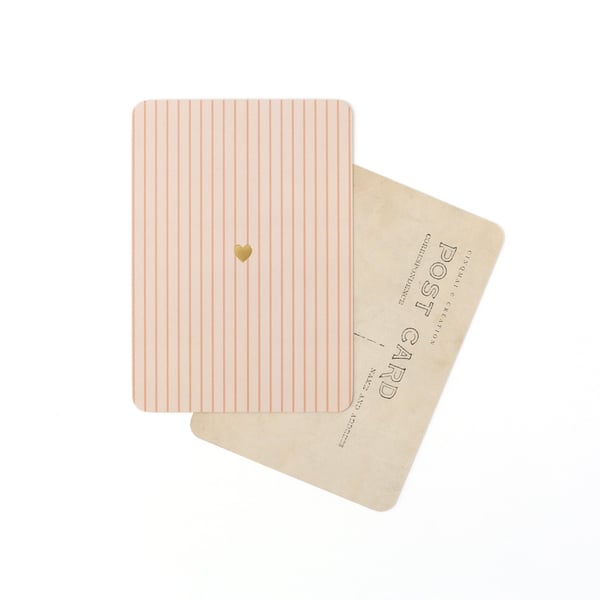 Image of Carte Postale COEUR / DORÉ / LUCIE